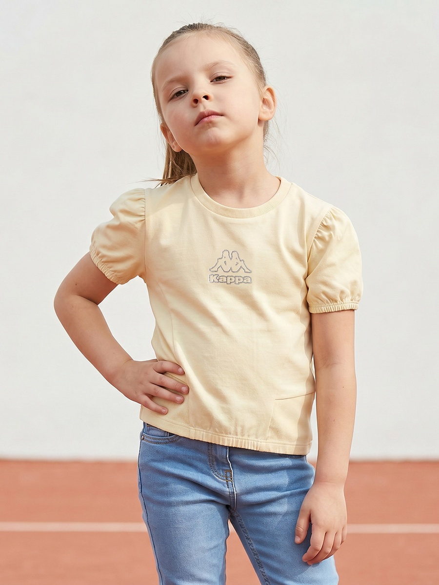 Crew Neck Short Sleeves T-Shirt with Logo Print