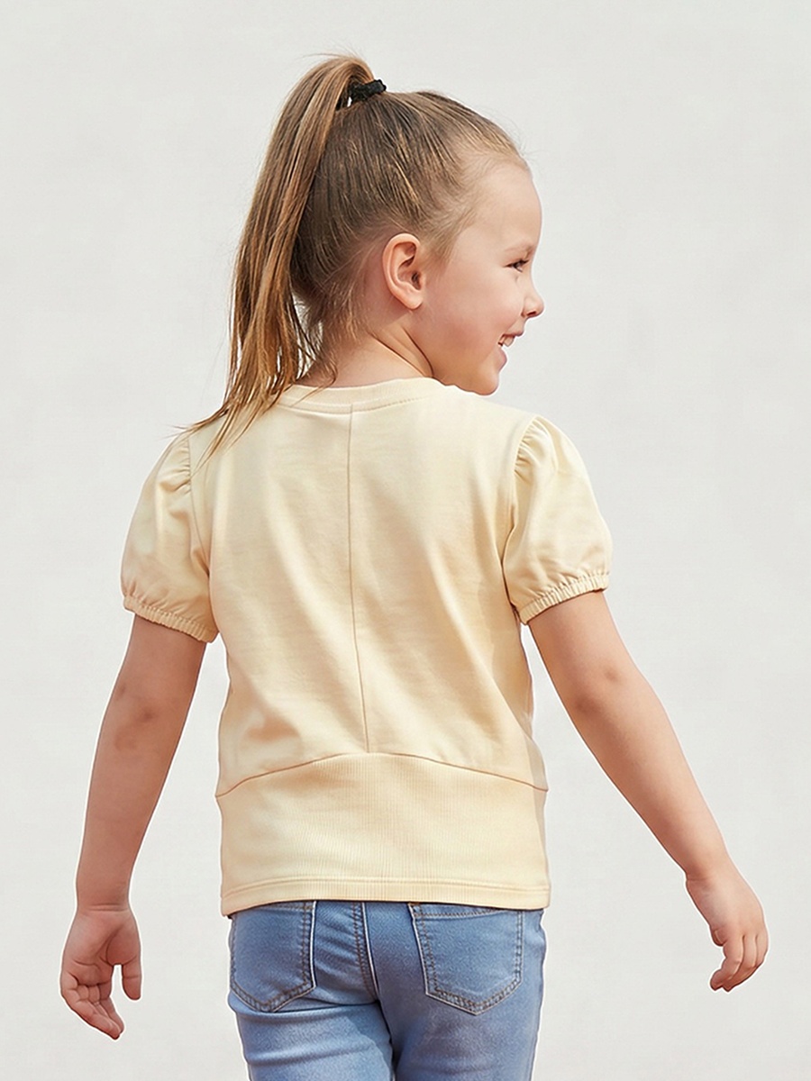 Crew Neck Short Sleeves T-Shirt with Logo Print