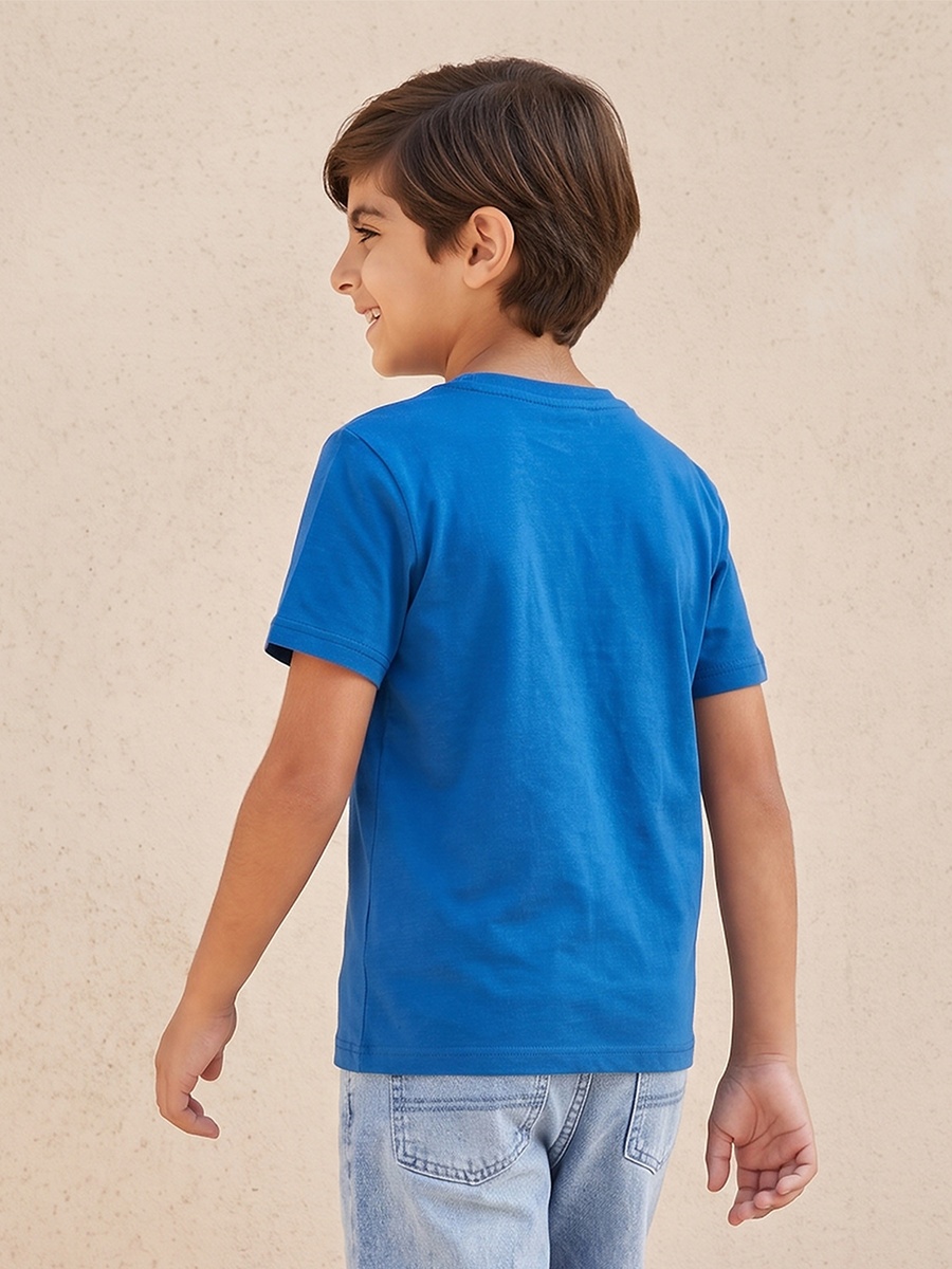 Crew Neck Short Sleeves T-Shirt with Graphic Print