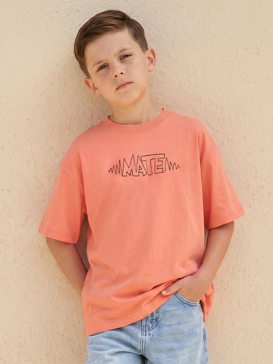 Crew Neck Short Sleeves T-Shirt with Chess Print
