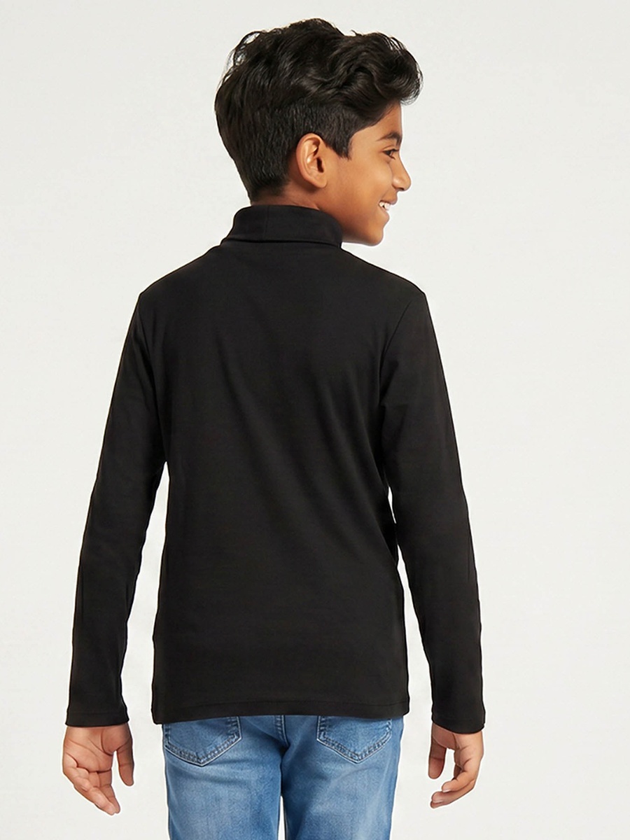 High Neck Long Sleeves T-Shirt