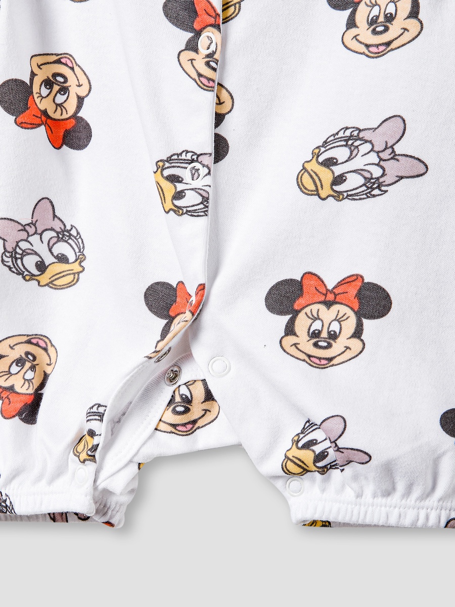 Minnie Mouse and Daisy Duck Print Romper and Sleepsuit