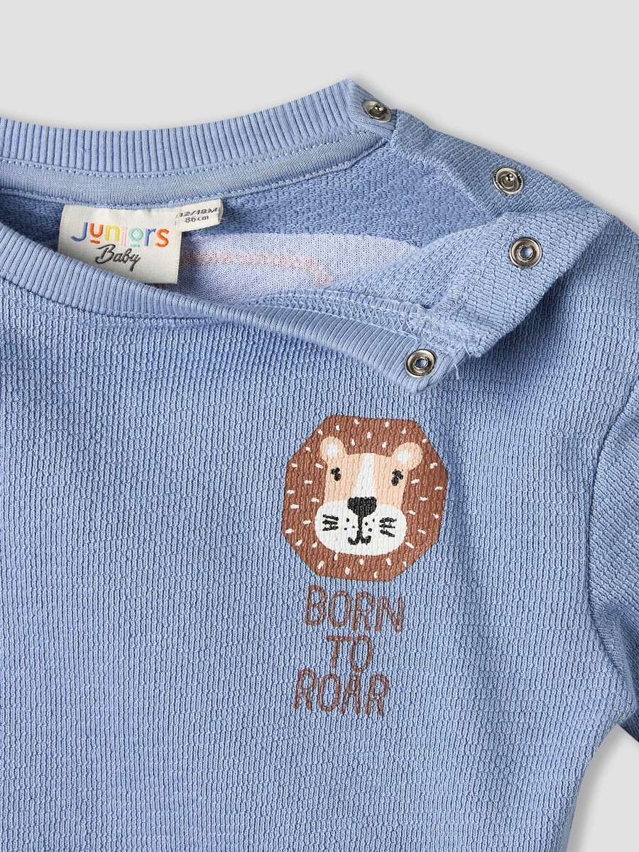 Round Neck Short Sleeves T-Shirt and Shorts Set with Stripes