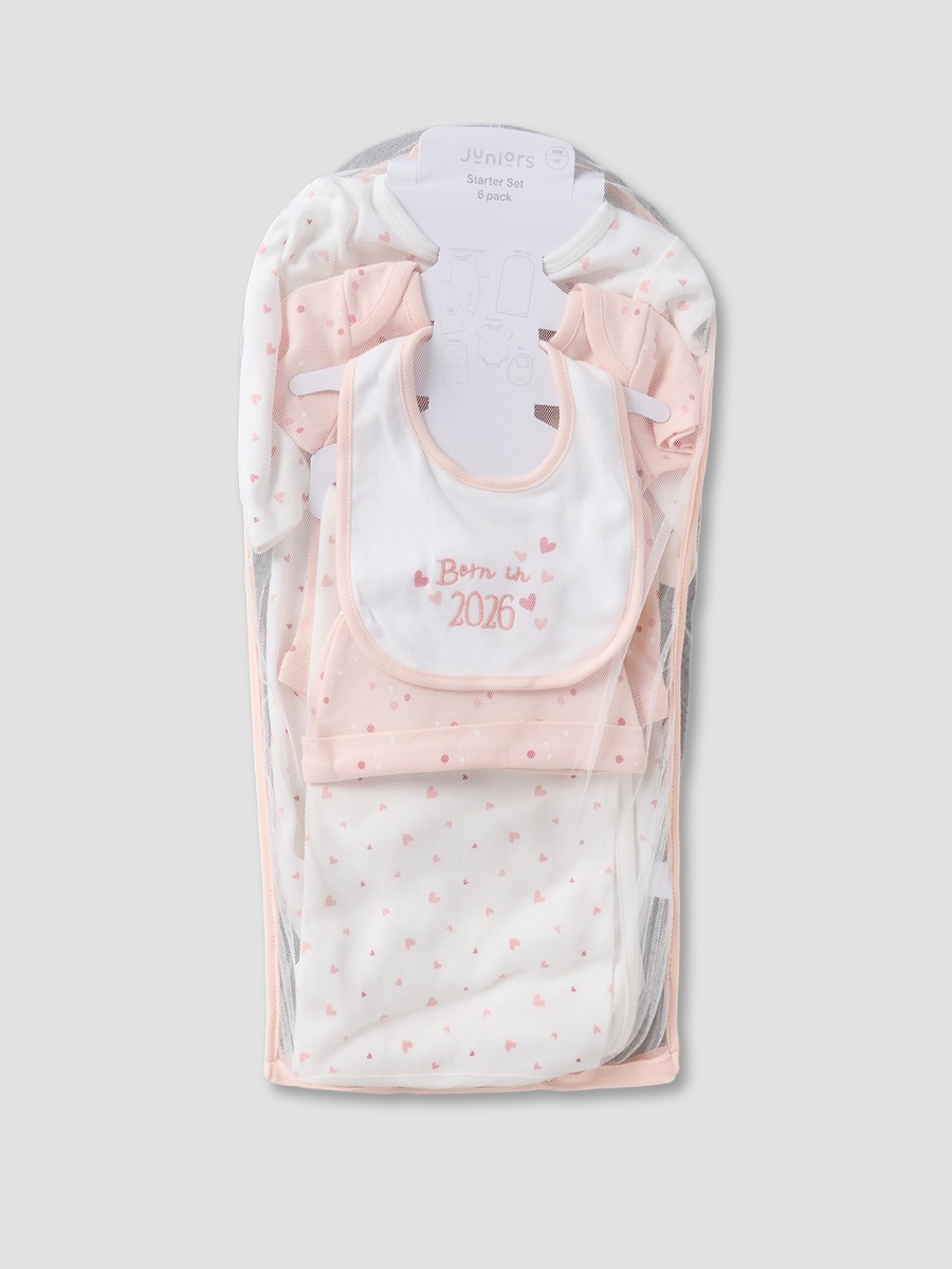 Set of 6 Clothing Gift Set with Snap Button Closure