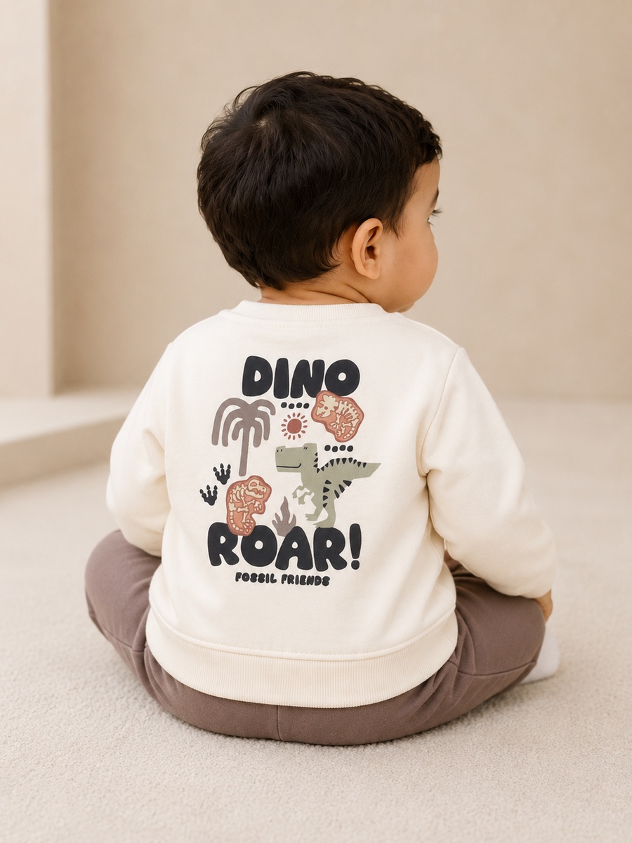 Baby Boys Dino Roar Sweatshirt and Joggers Set