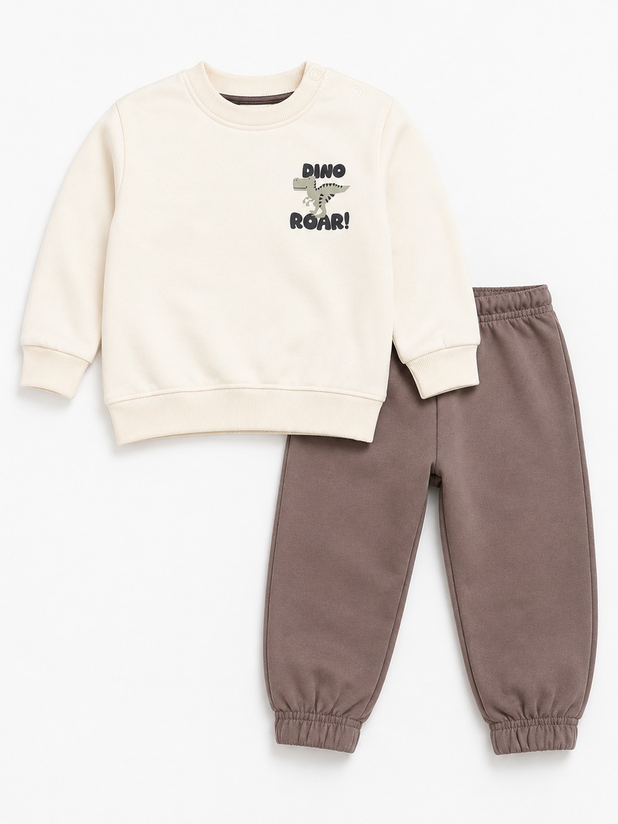 Baby Boys Dino Roar Sweatshirt and Joggers Set