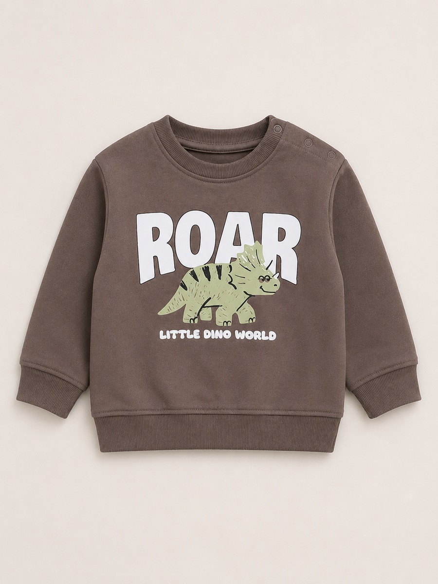 Baby Boys ROAR-Little Dino World Sweatshirt and Joggers Set