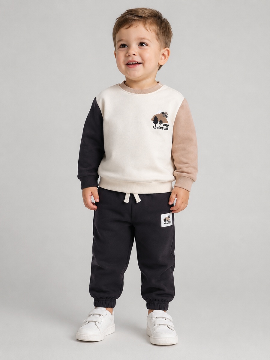 Baby Boys Wild Adventure Sweatshirt and Joggers Set