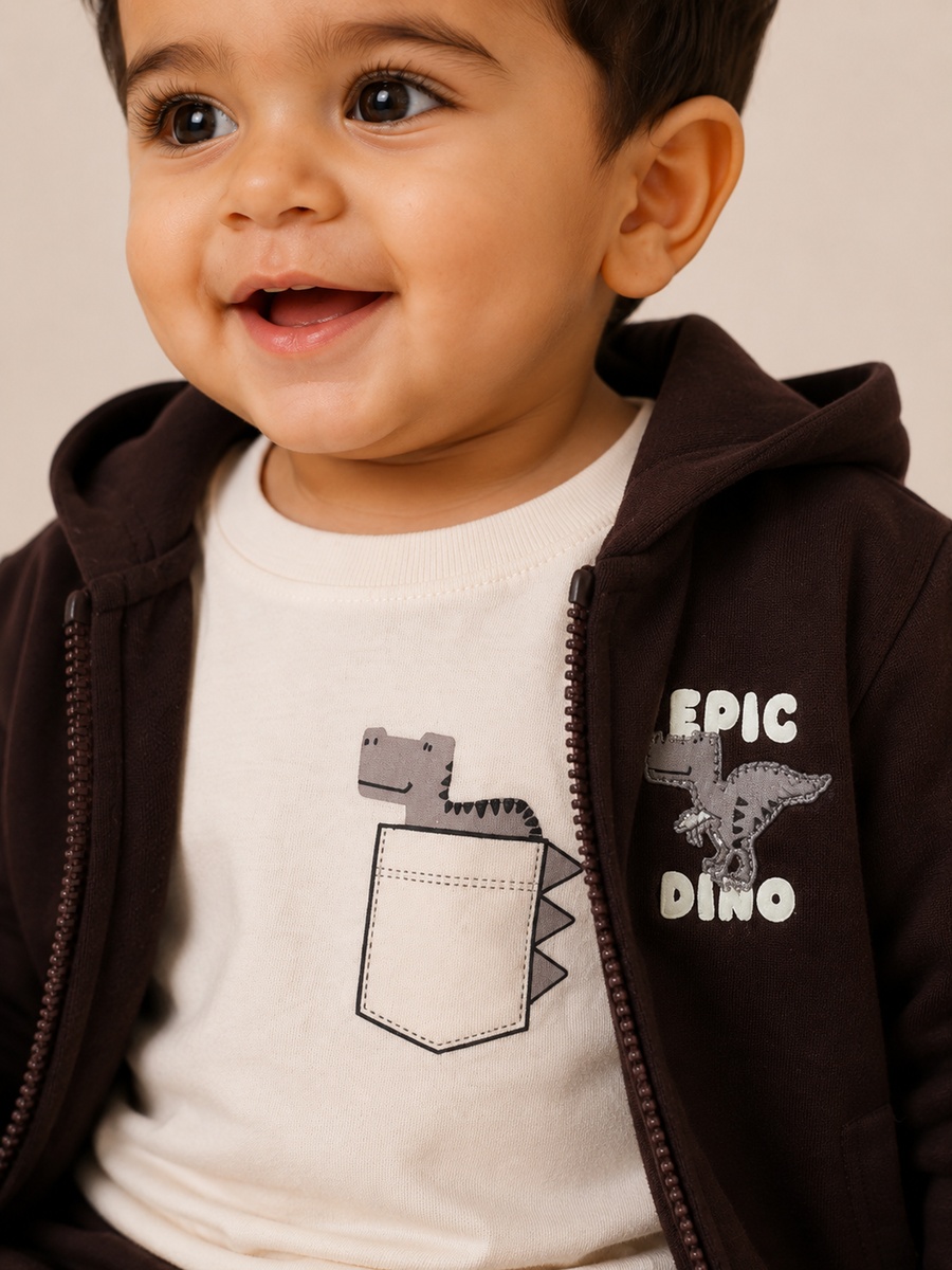 Baby Boys 3-Piece Set Hoodie, Top and Joggers
