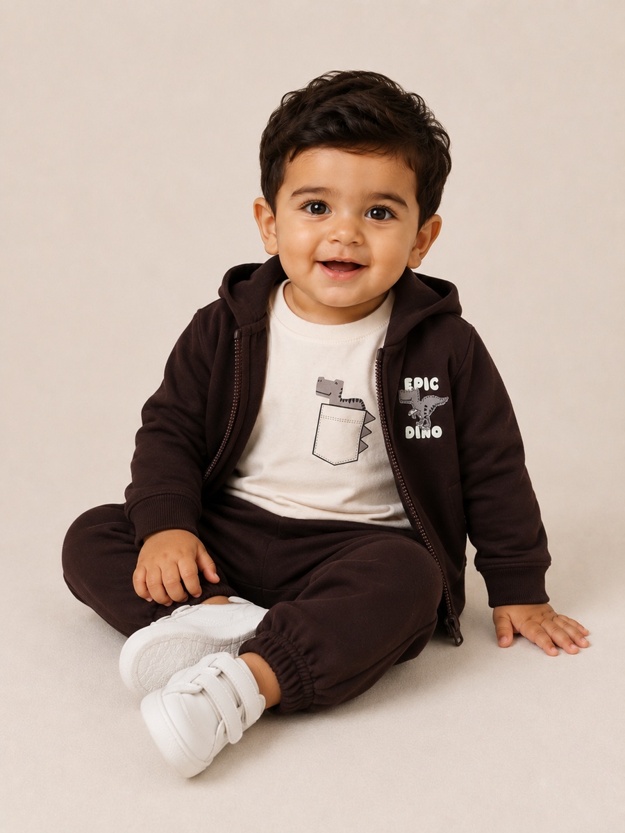 Baby Boys 3-Piece Set Hoodie, Top and Joggers