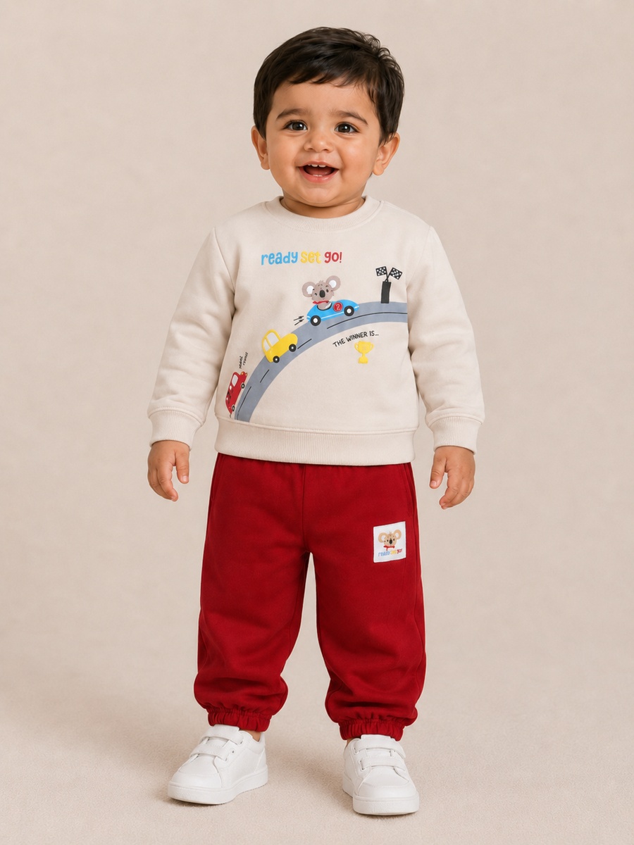 Baby Boys Graphic Sweatshirt and Joggers Set