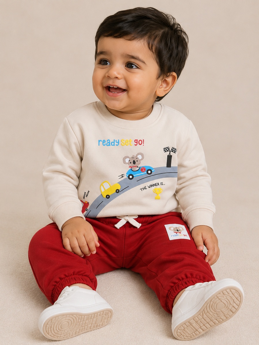 Baby Boys Graphic Sweatshirt and Joggers Set