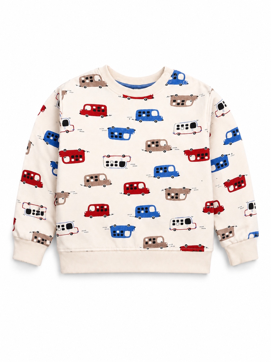Baby Boys Printed Sweatshirt and Joggers Set