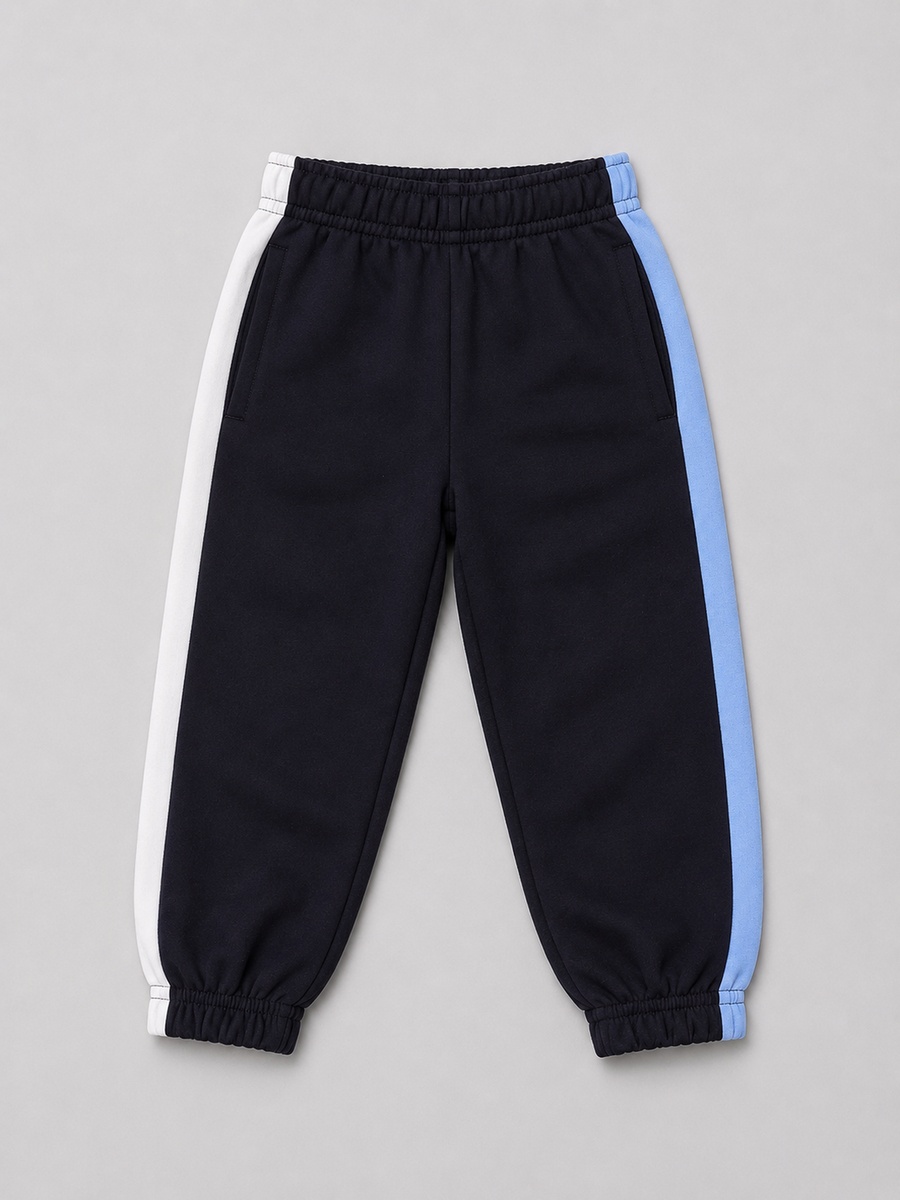 Baby Boys Color Block Hoodie and Joggers Set