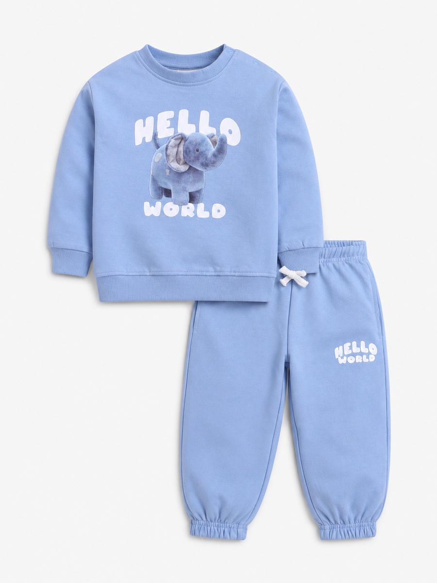 Baby Boys Graphic Sweatshirt and Joggers Set