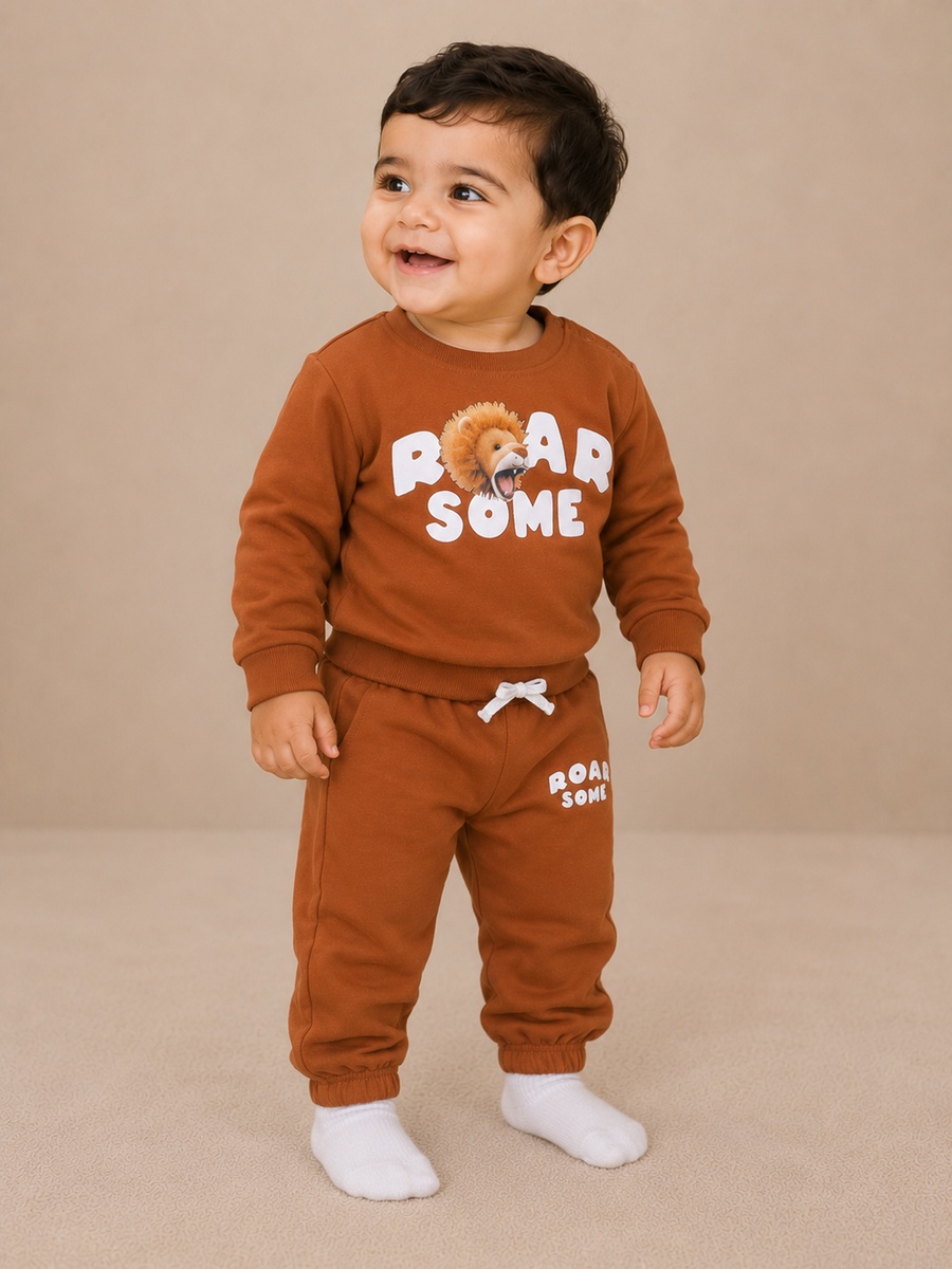 Baby Boys Graphic Sweatshirt and Joggers Set