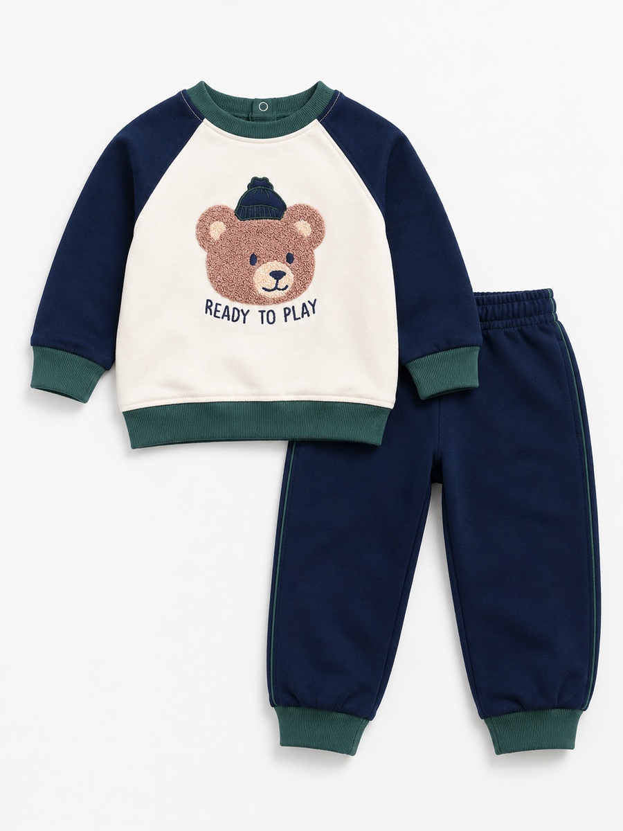 Baby Boys Graphic Sweatshirt and Joggers Set