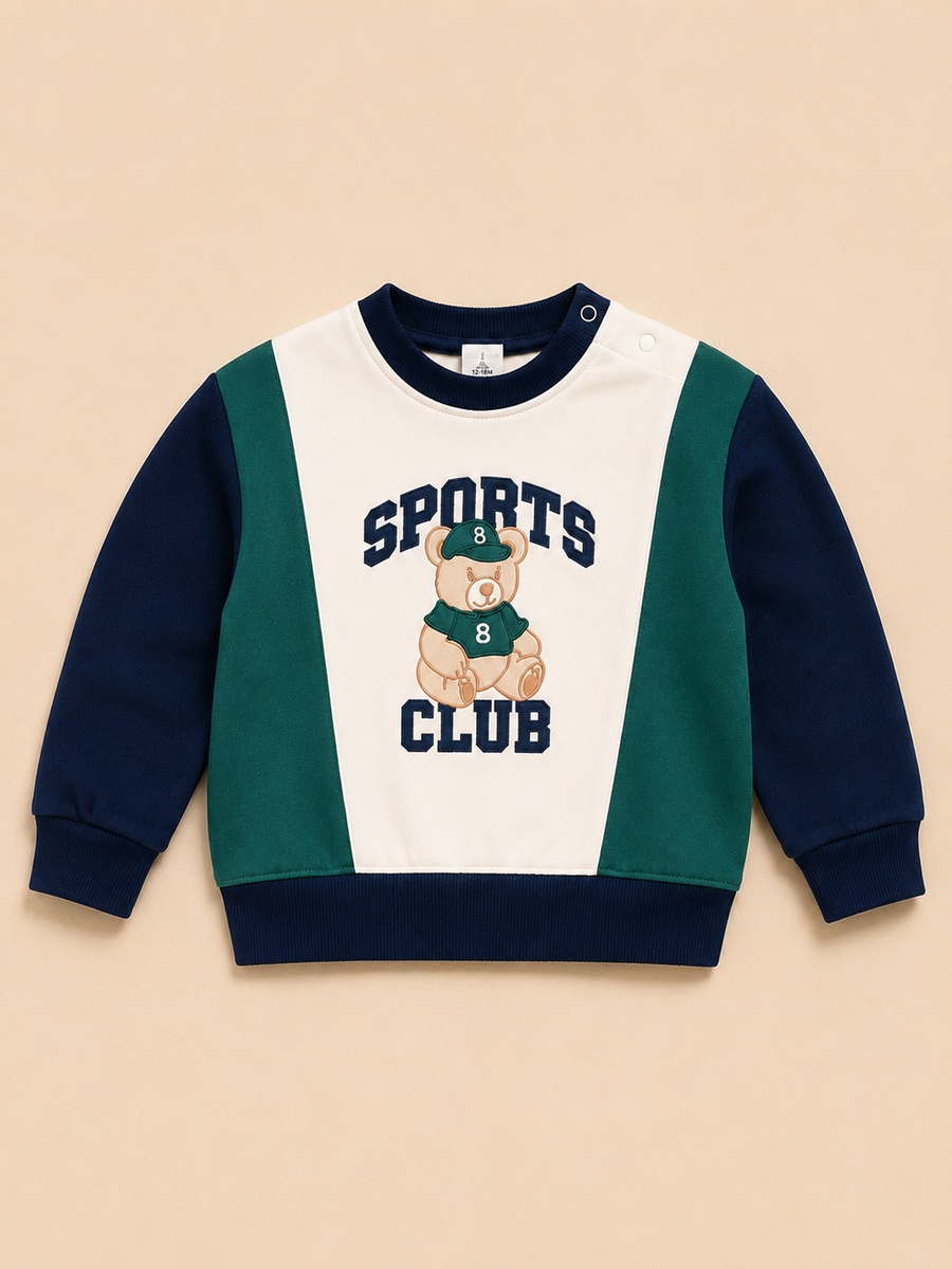 Boys Bear Graphic Sweatshirt and Joggers Set