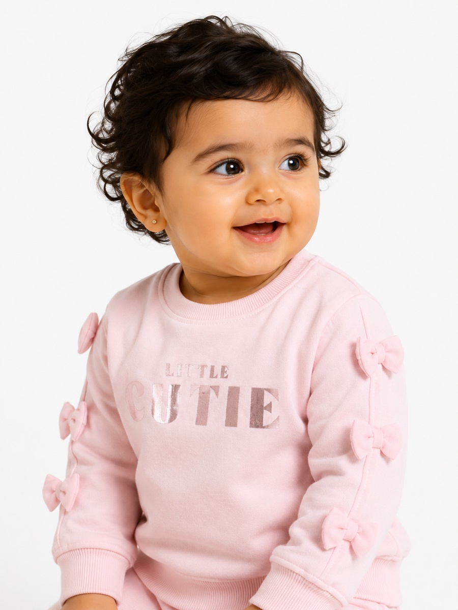 Girls Graphic Sweatshirt and Joggers Set
