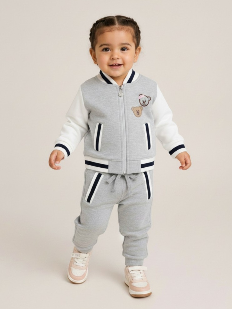 Girls Full Zip Jacket and Joggers Set