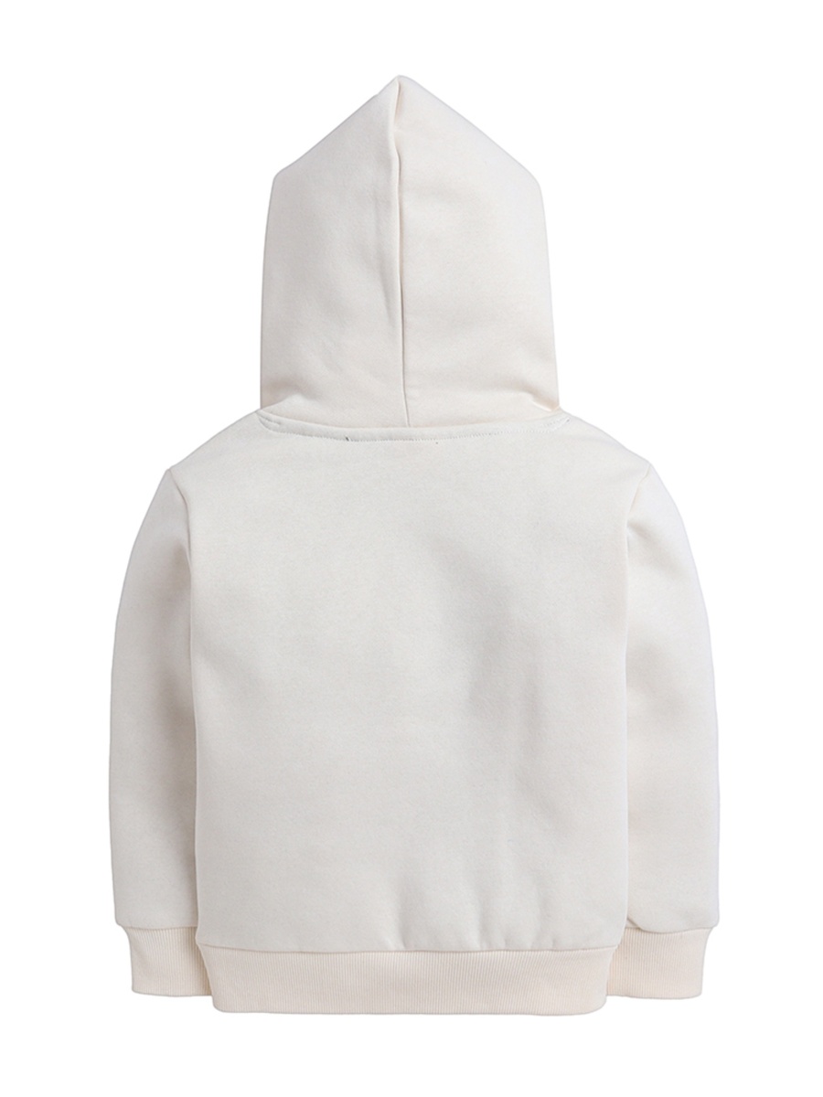 Girls Live Laugh Love Glitter Fleece Hoodie