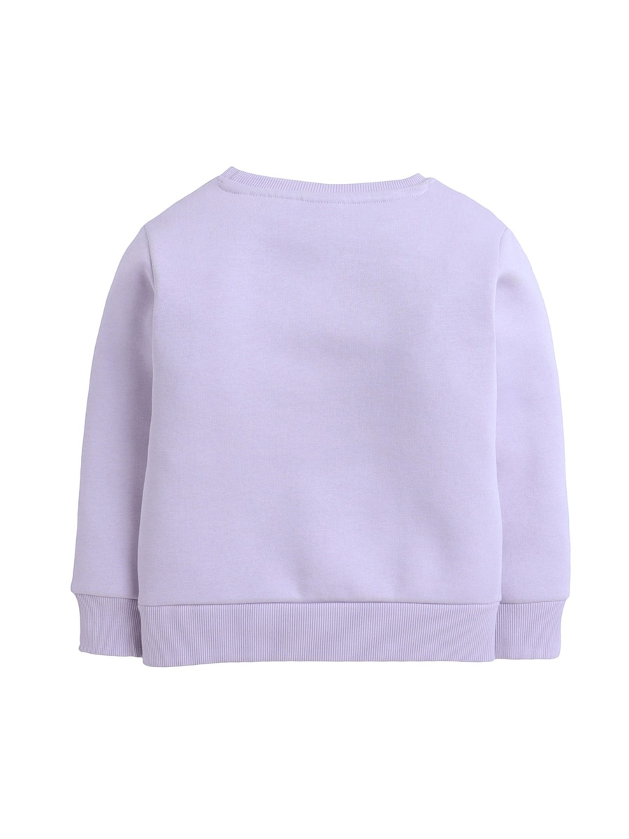 Girls Sweet Love Heart Fleece Sweatshirt
