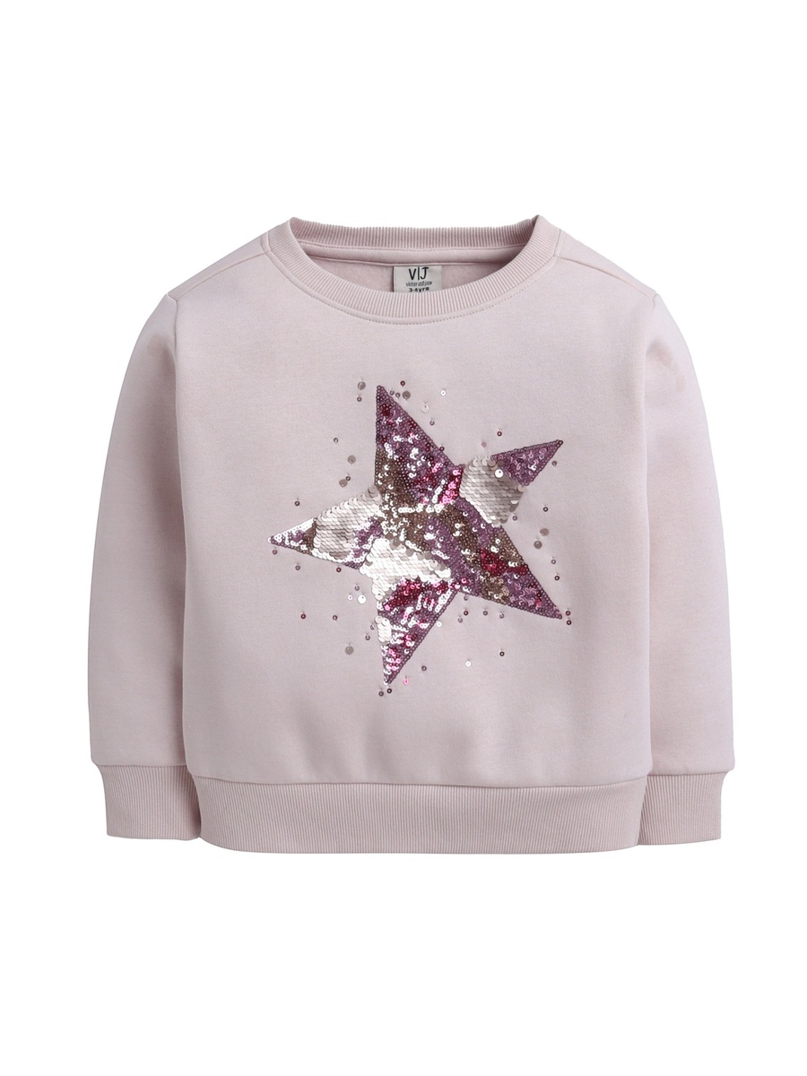 Girls Star Print Sweatshirt