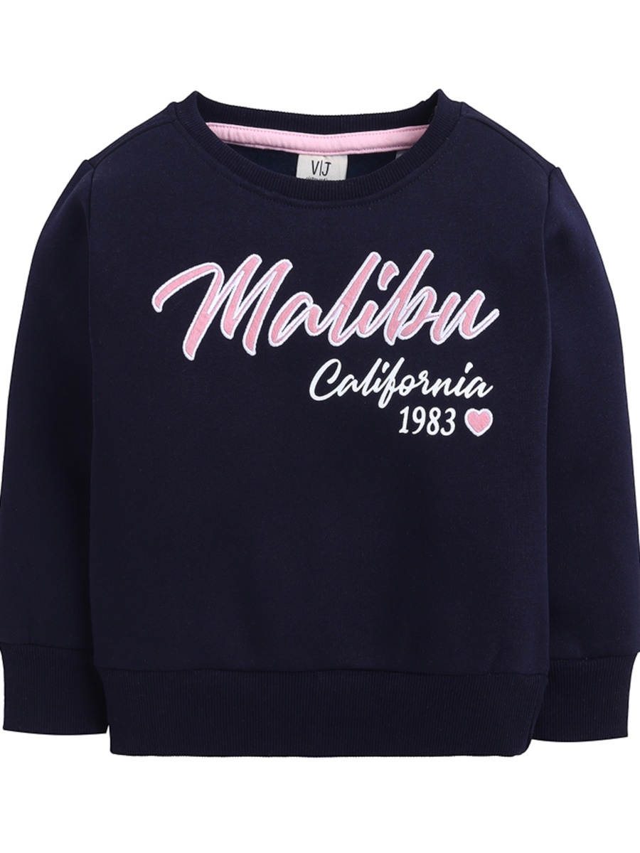 Girls Malibu California Print Sweatshirt