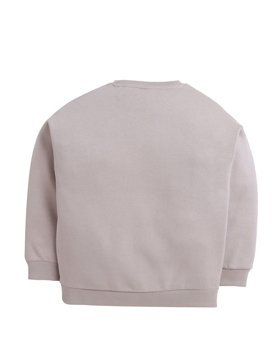 Boys Beige Fearless Graphic Sweatshirt