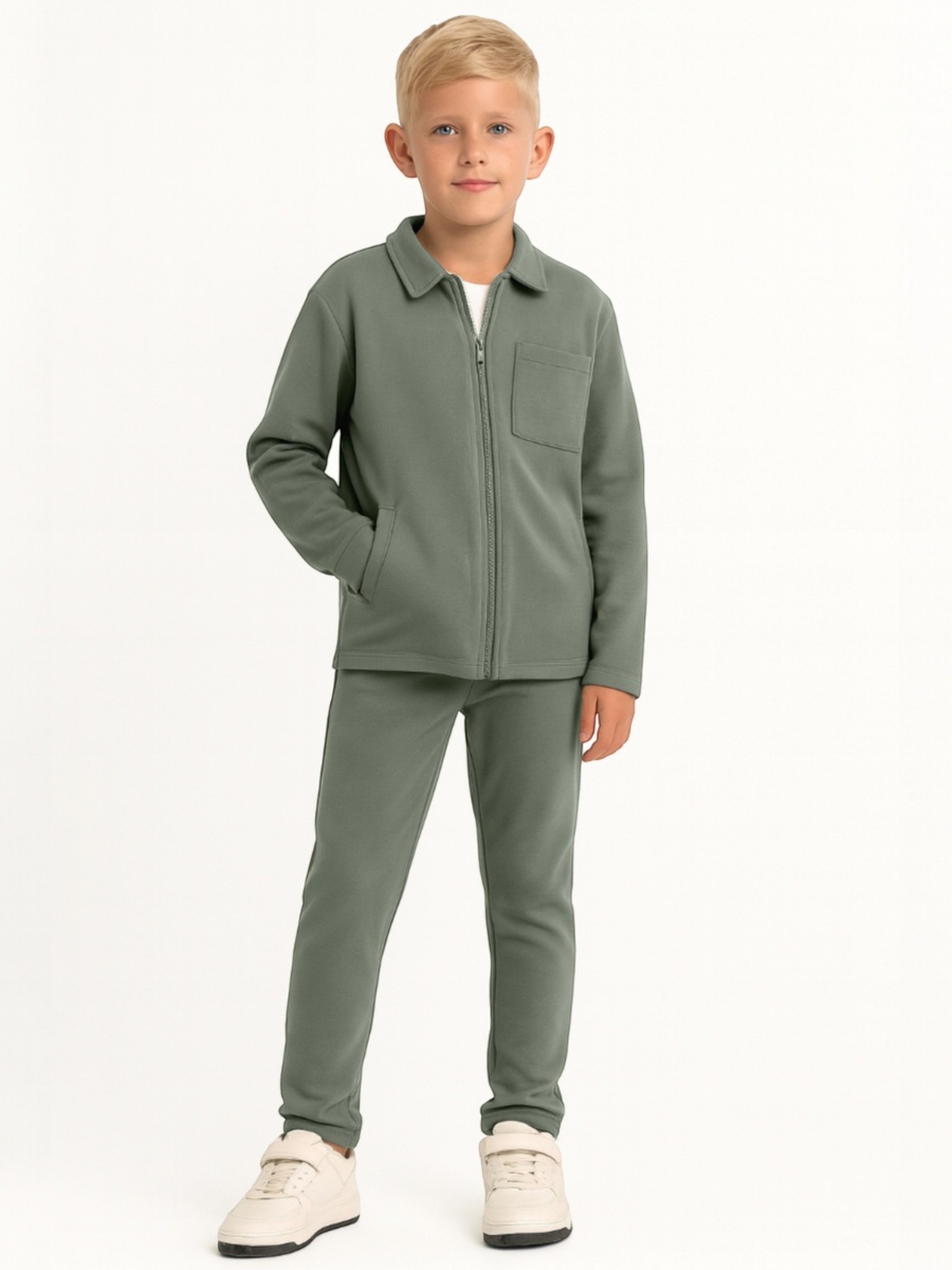 Boys Utility Zip Jacket and Joggers Set
