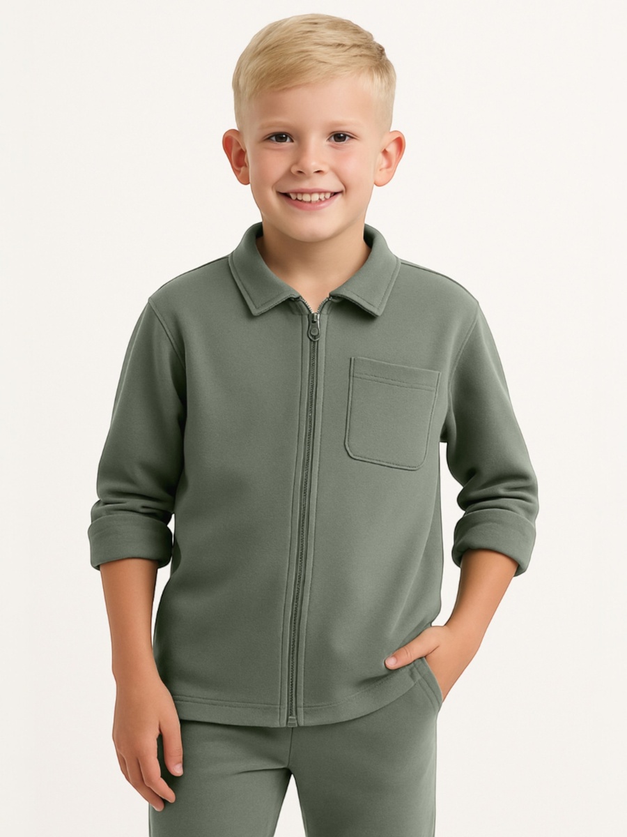 Boys Utility Zip Jacket and Joggers Set