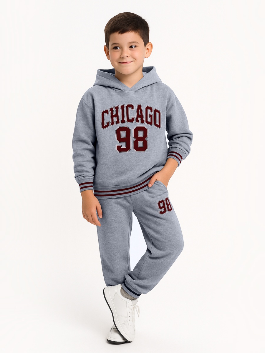 Boys Chicago 98 Hoodie and Joggers Set
