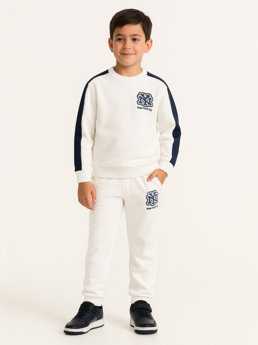 Boys Graphic Sweatshirt and Joggers Set