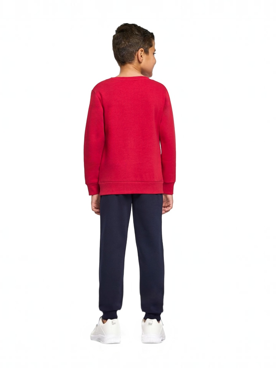 Boys Printed Fleece Sweatshirt and Joggers Set
