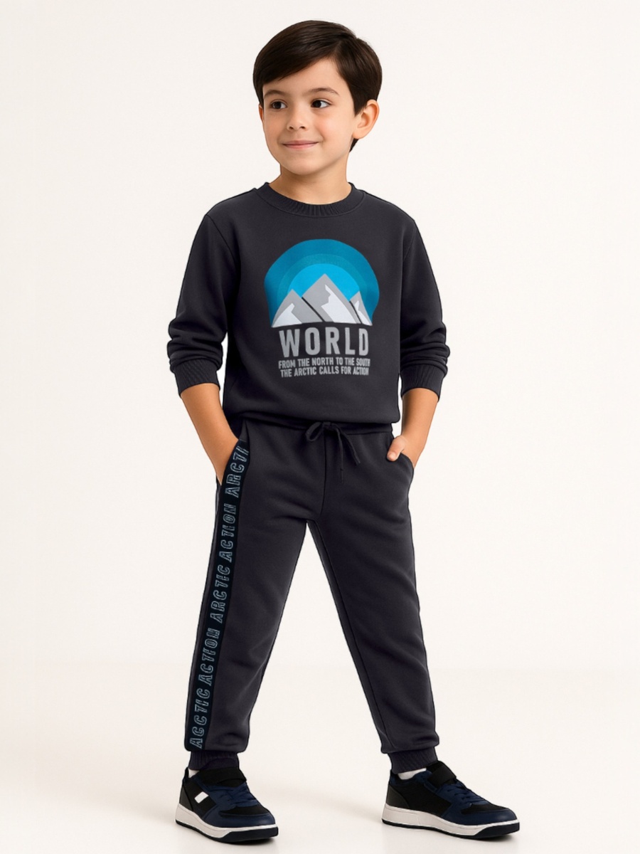 Boys Adventure Graphic Sweatshirt and Joggers Set