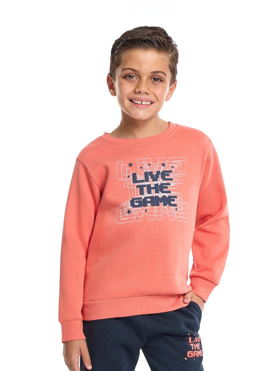 Boys Warm Fleece Sweatshirt and Jogger Set