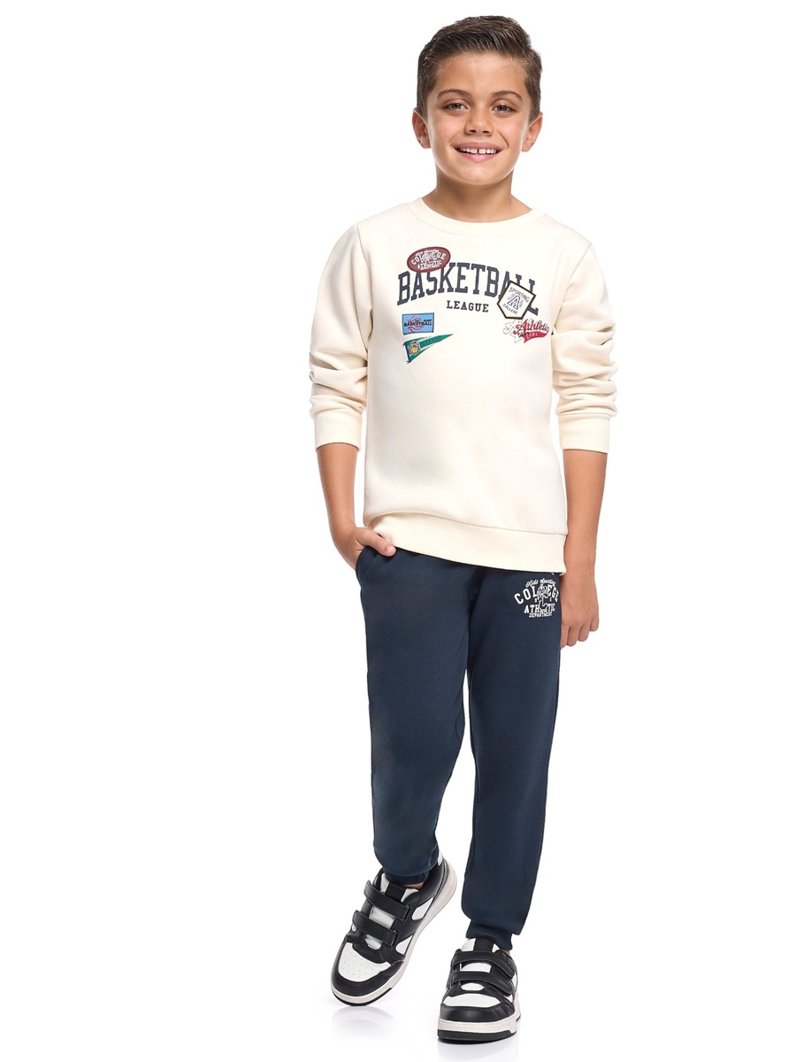 Boys Basketball League Fleece Sweatshirt and Joggers Set