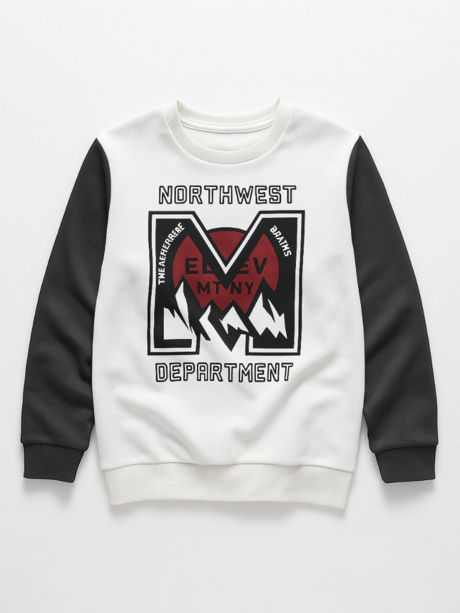 Boys Urban Style Fleece Sweatshirt and Joggers Set