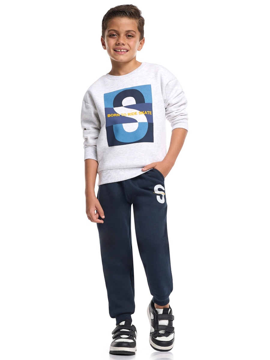 Boys Graphic Print Sweatshirt and Joggers Set