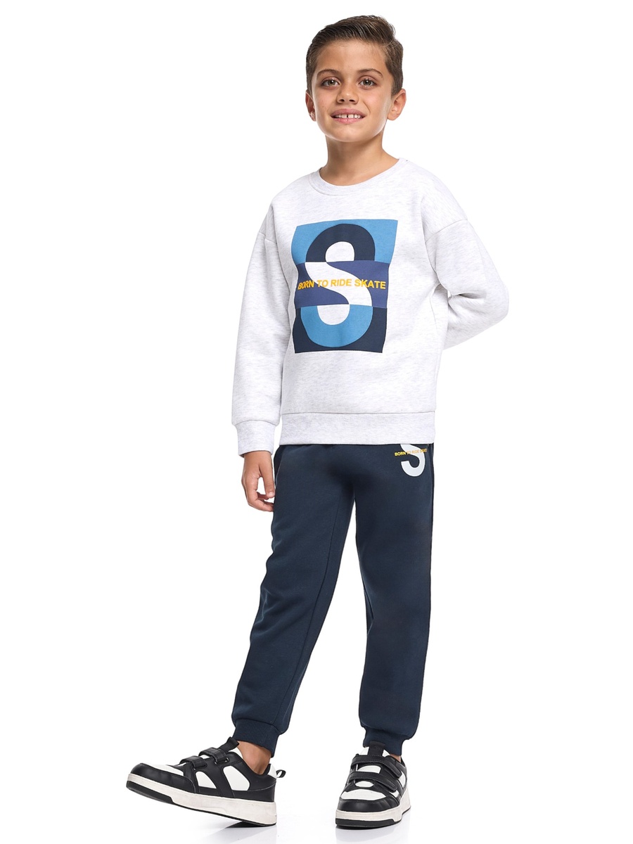 Boys Graphic Print Sweatshirt and Joggers Set