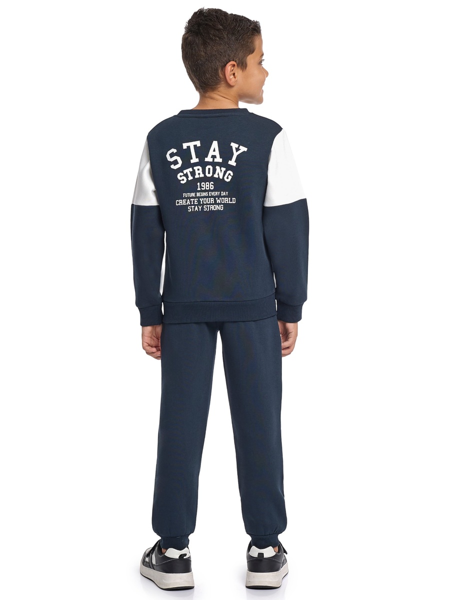 Boys Printed Sweatshirt and Joggers Set