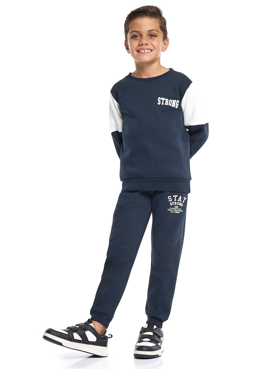 Boys Printed Sweatshirt and Joggers Set
