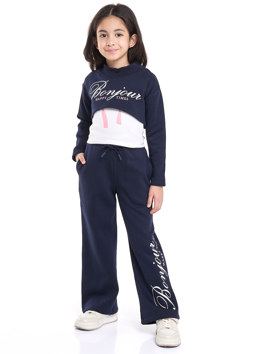 Girls Bonjour 3-Piece Fleece Set