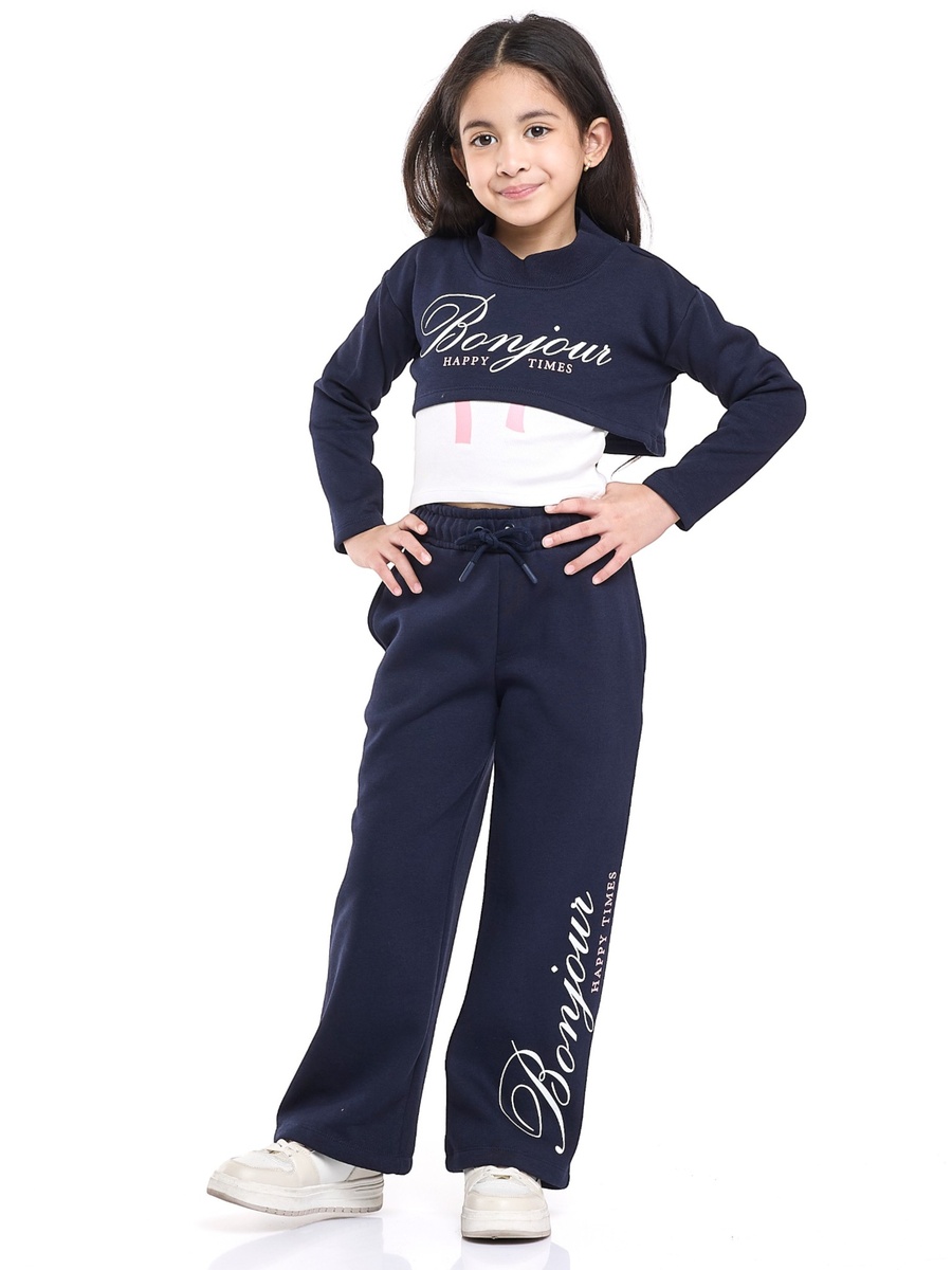 Girls Bonjour 3-Piece Fleece Set