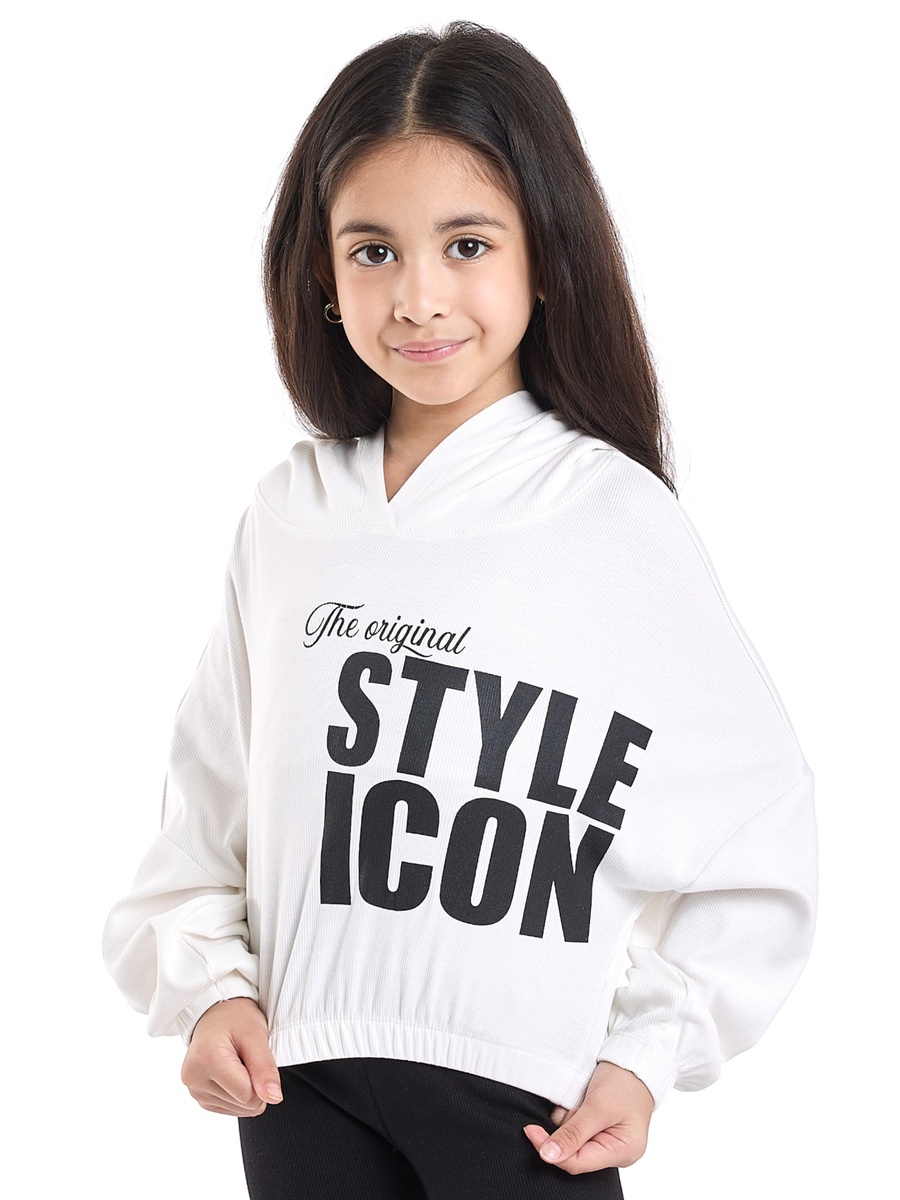 Girls Style Icon Fleece Hoodie and Leggings Set