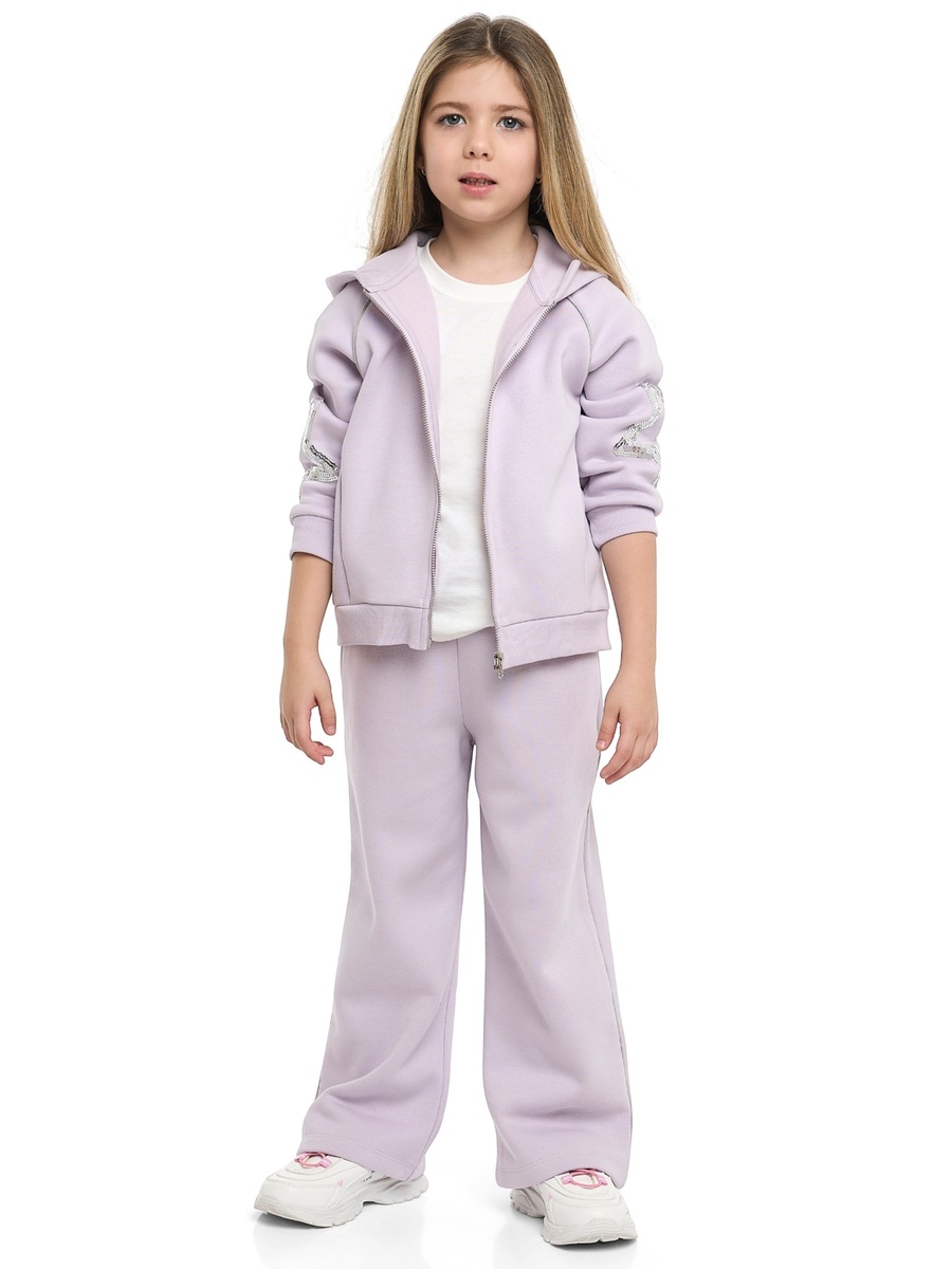 Girls Star Sequin Hooded Jacket and Joggers Set