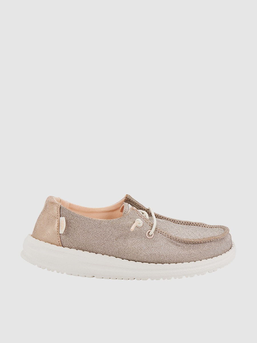 Wendy Metallic Sparkle Slip-On Shoes