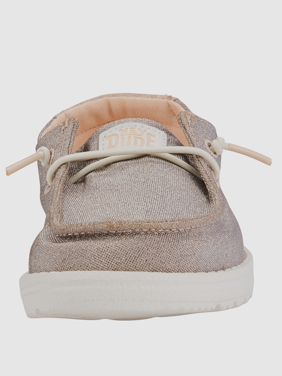Wendy Metallic Sparkle Slip-On Shoes