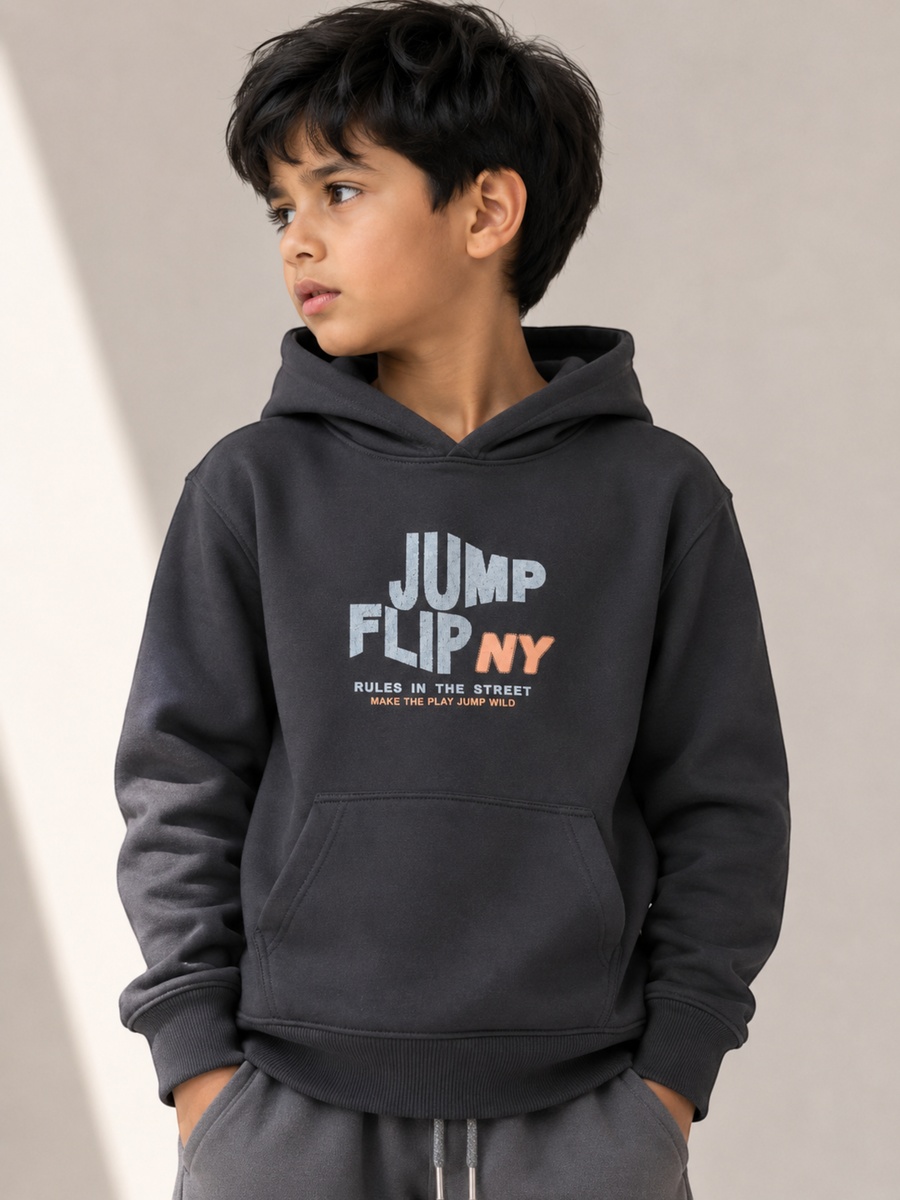 Boys Graphic Pullover Hoodie