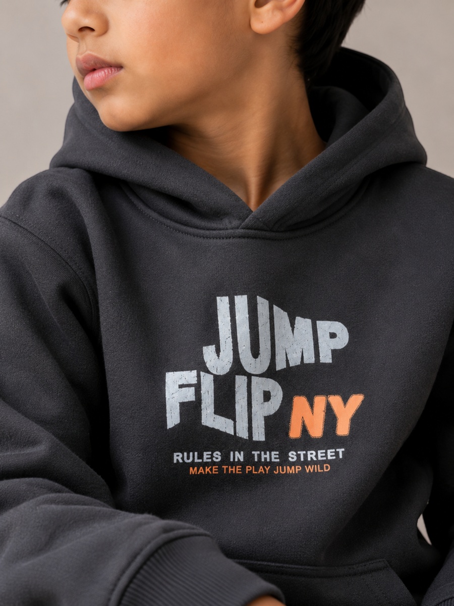 Boys Graphic Pullover Hoodie